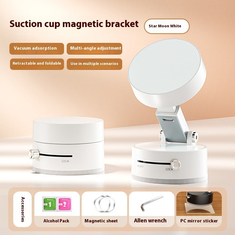 Multi-functional Vacuum Magnetic Phone Stand, Foldable and Rotatable Universal